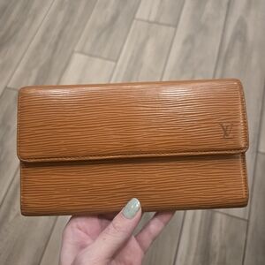 Louis Vuitton Brown Textured Wallet